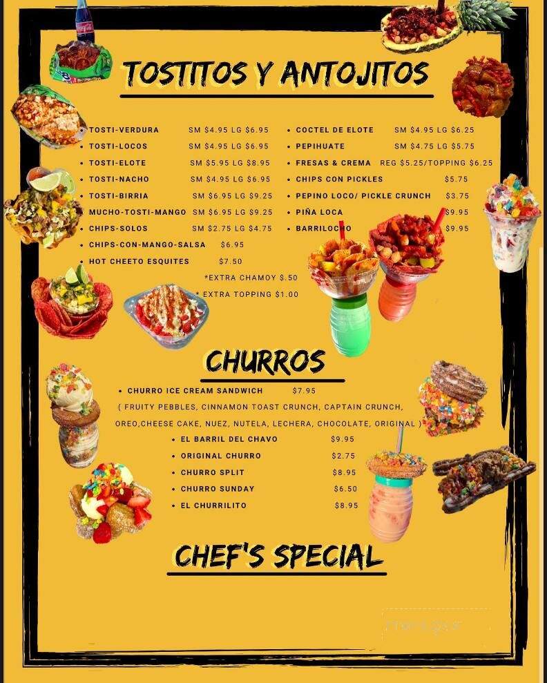 Deliciocho - Tucson, AZ menu_pic