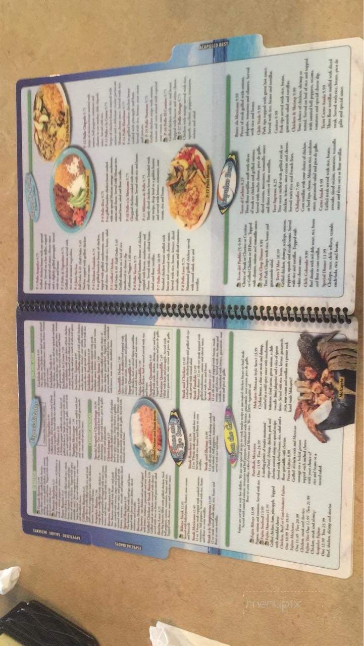 Acapulco Grill - Columbia, KY menu_pic