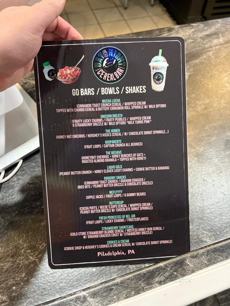 Day & Night Cereal Bar - King of Prussia, PA menu_pic