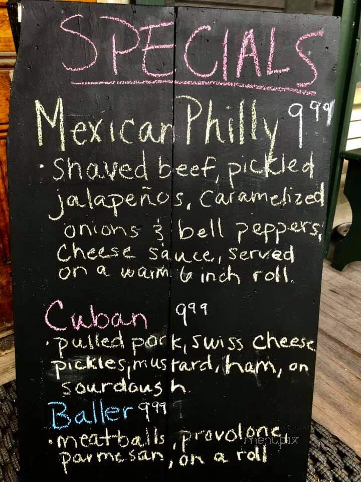 The Corner Market Deli - South Londonderry, VT menu_pic