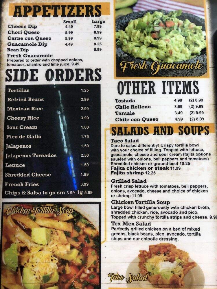 Guadalajara Mexican Restaurant - Altoona, IA menu_pic