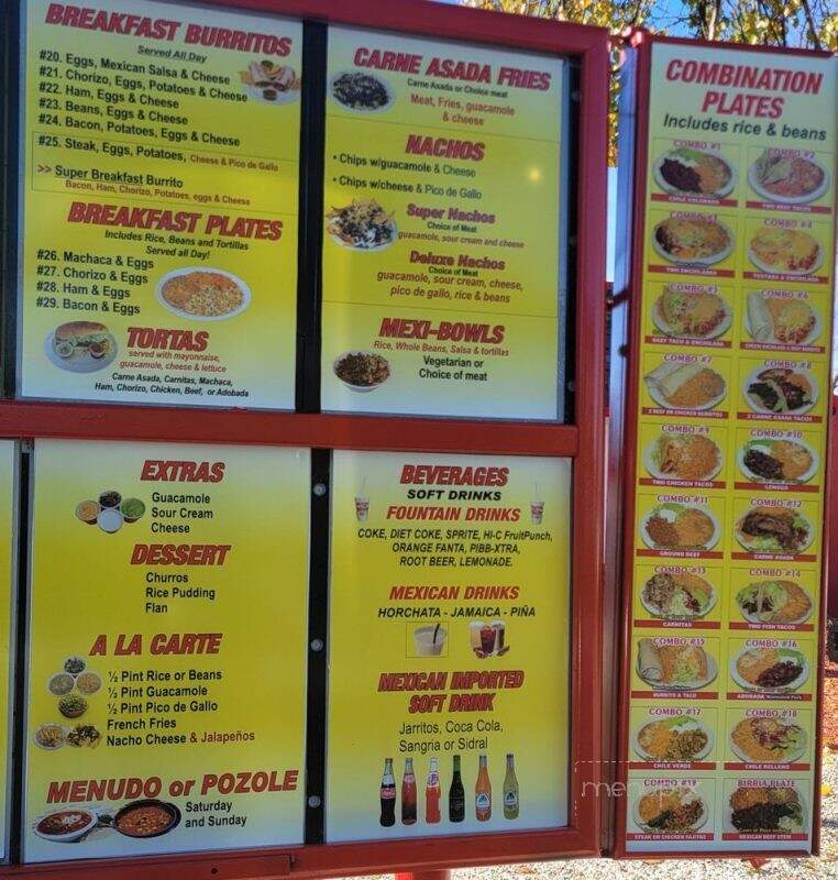 El Forastero Mexican Food - Auburn, CA menu_pic