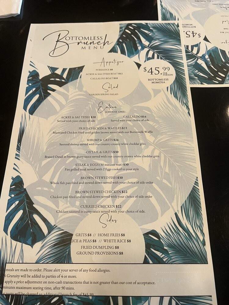 Cove Restaurant & Lounge - Queens, NY menu_pic