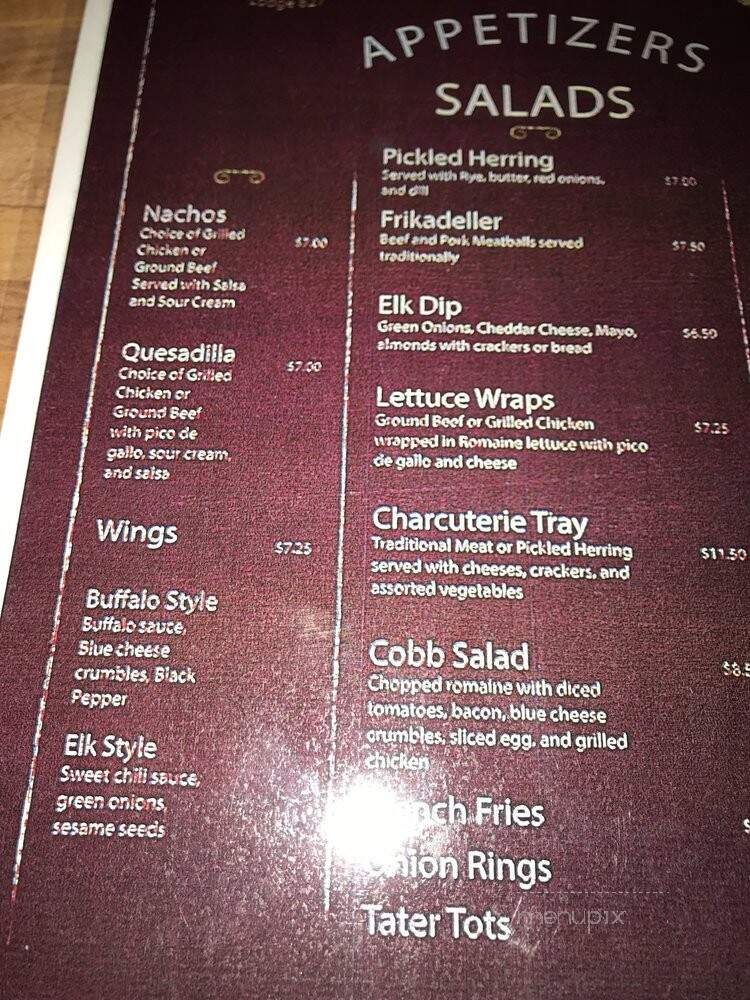 Ballard Elks Lodge 827 - Seattle, WA menu_pic