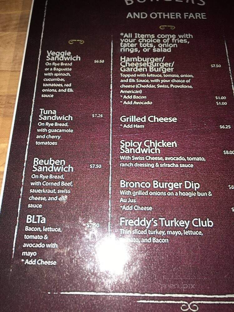 Ballard Elks Lodge 827 - Seattle, WA menu_pic
