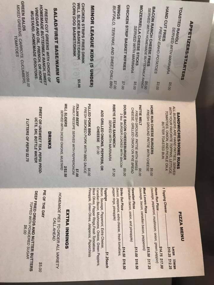 Homerun Grill - Sesser, IL menu_pic
