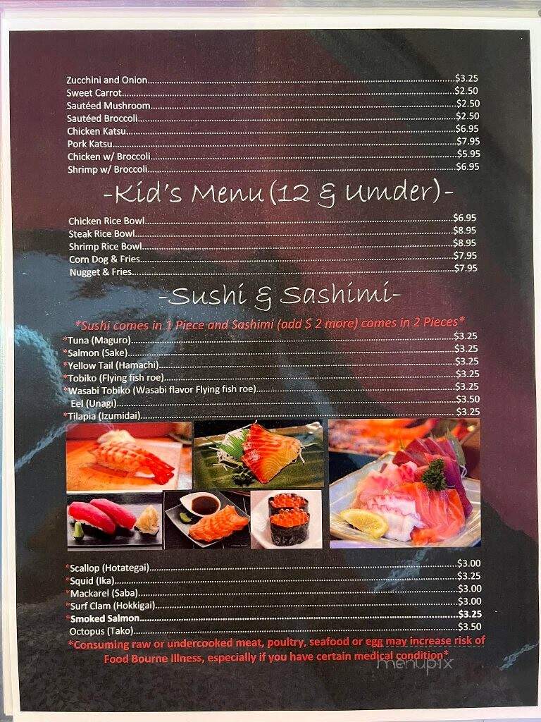 Osaka Sushi Bar & Asian Cuisine - Whittier, NC