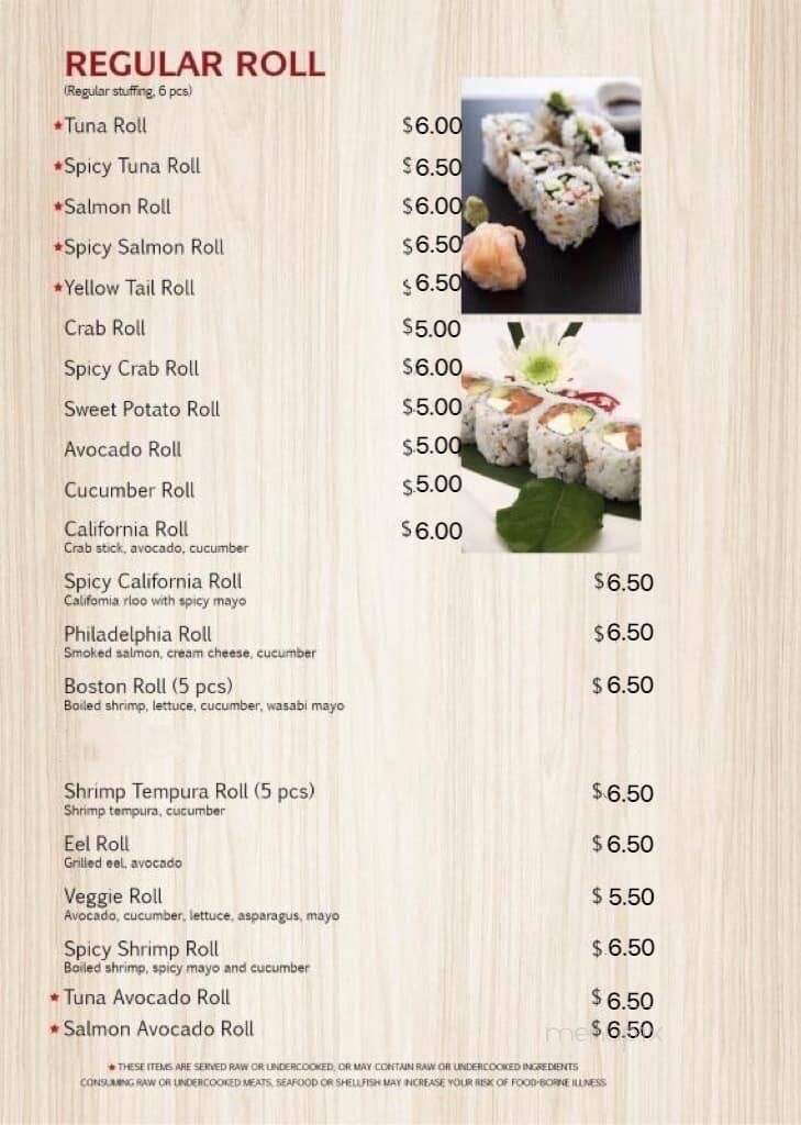 Maki - Mentor, OH menu_pic