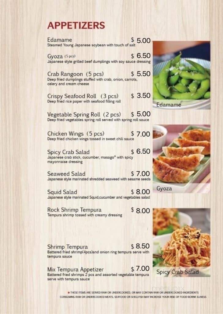 Maki - Mentor, OH menu_pic