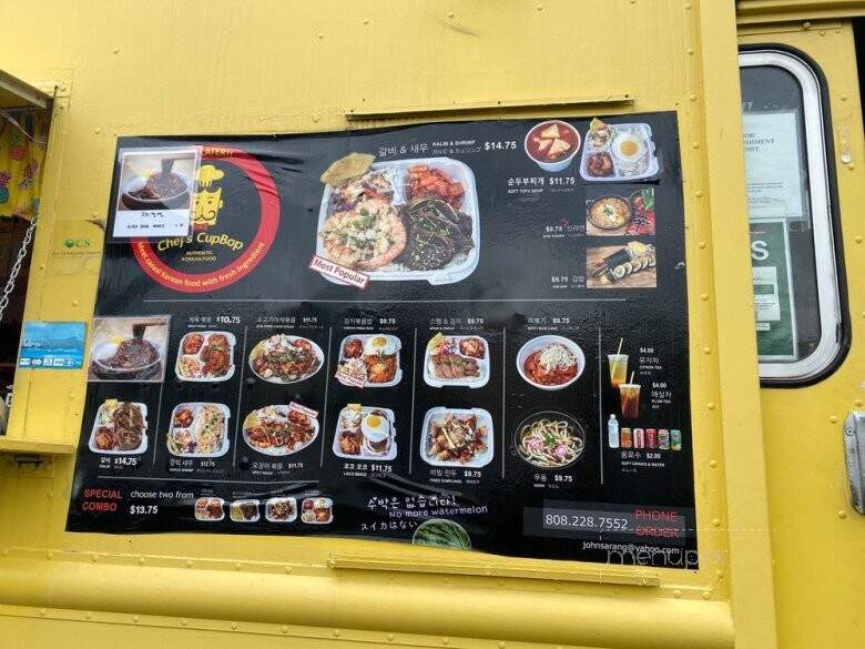 Yellow Kitchen - Waipahu, HI menu_pic