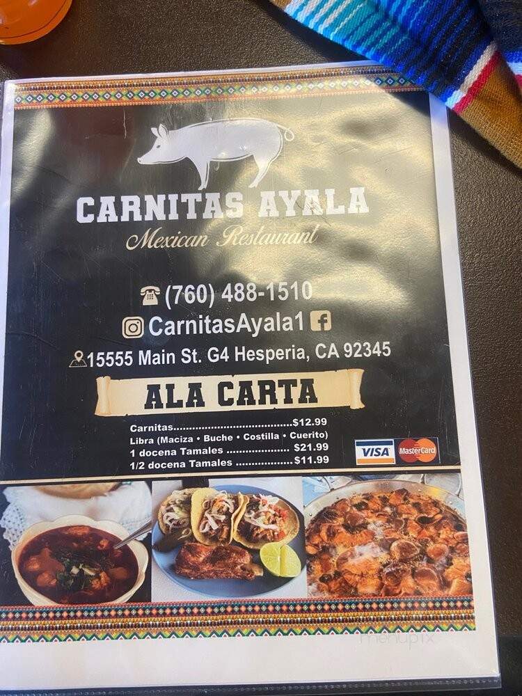 Carnitas Ayala - Hesperia, CA