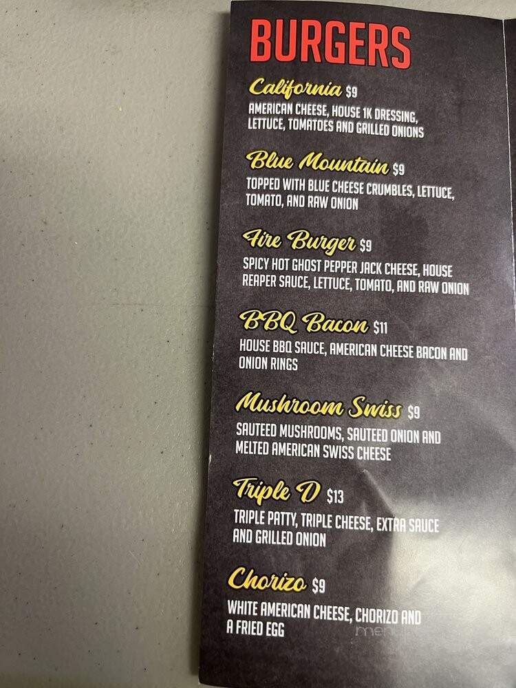 Loud Burger - Grand Terrace, CA menu_pic