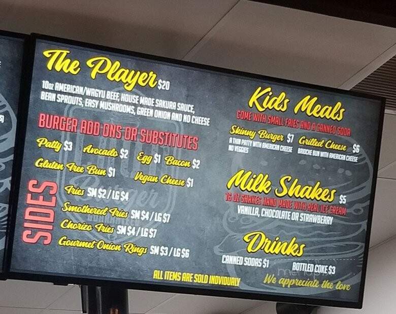 Loud Burger - Grand Terrace, CA menu_pic