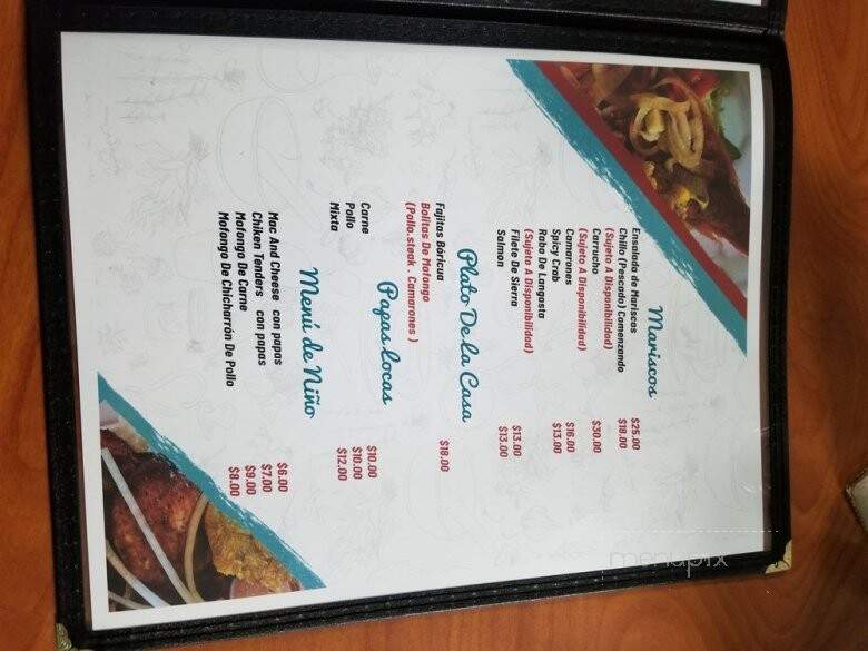 Mission Mofongo & Mas - Harrisburg, PA menu_pic