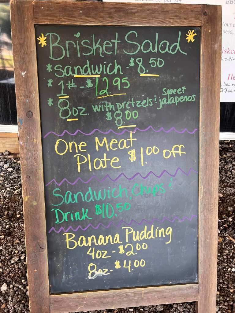 Hecho En Texas BBQ - Cameron, TX menu_pic