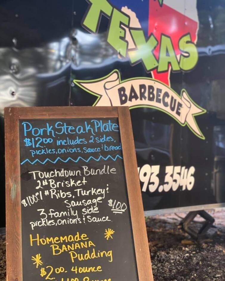 Hecho En Texas BBQ - Cameron, TX menu_pic