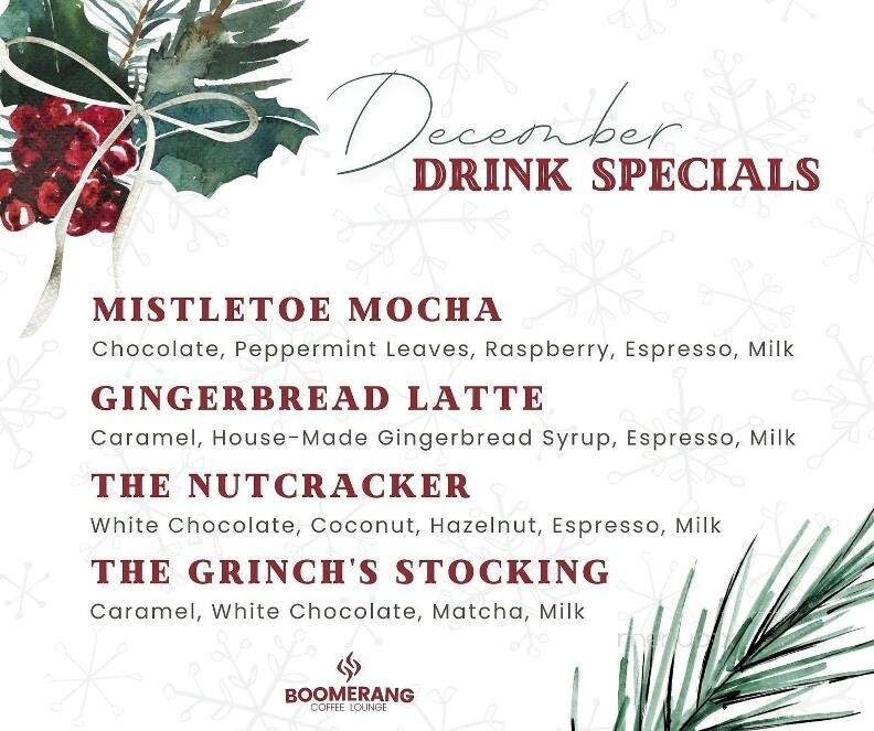 Boomerang Coffee Lounge - Midland, MI menu_pic