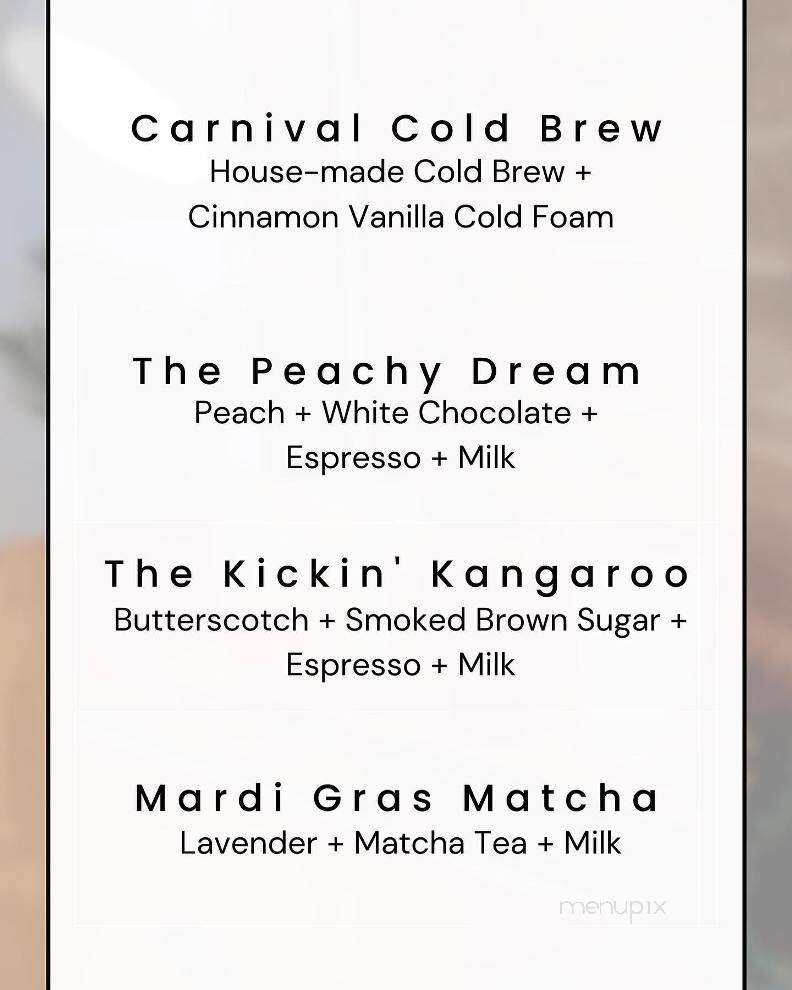 Boomerang Coffee Lounge - Midland, MI menu_pic