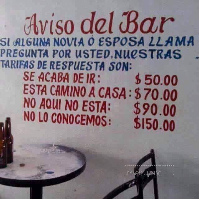 Club 5 Bar - Indio, CA menu_pic
