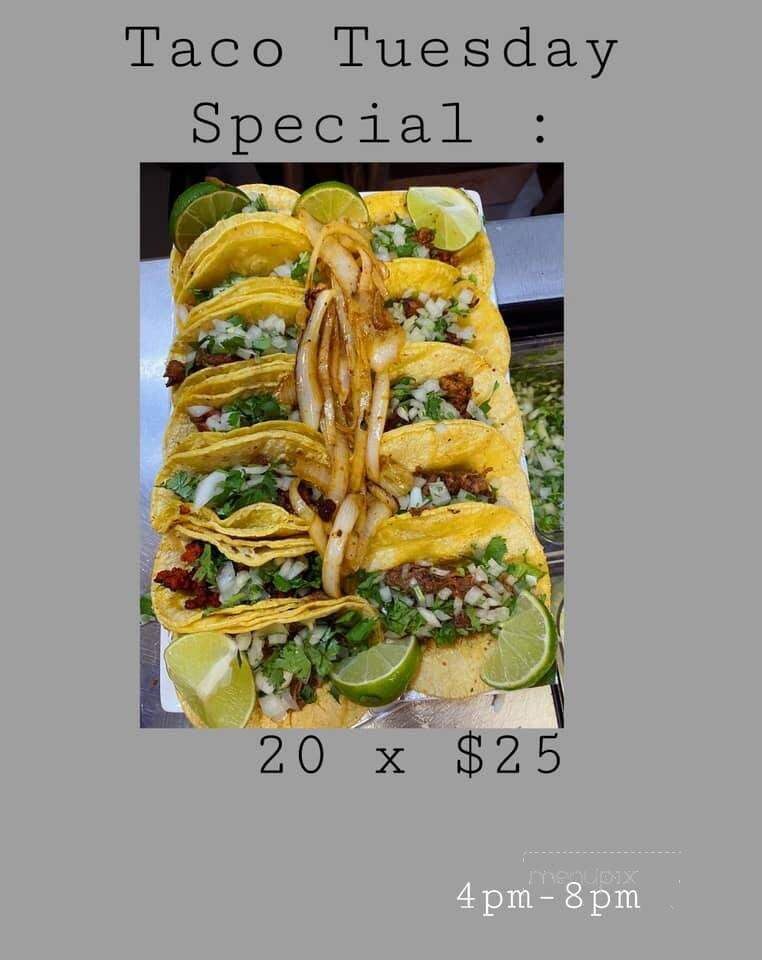 Taqueria Los Pinos - Lake Dallas, TX menu_pic