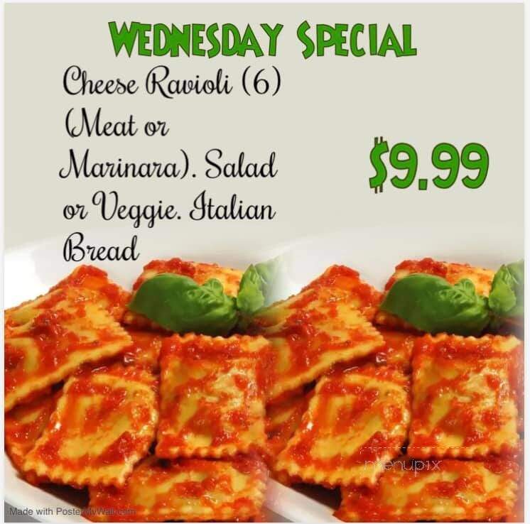 Carlesi's Restaurant & Pizza - Worthington, PA menu_pic