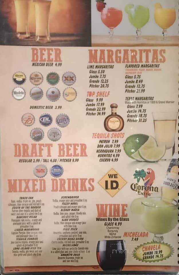 Don Patron - California, PA menu_pic