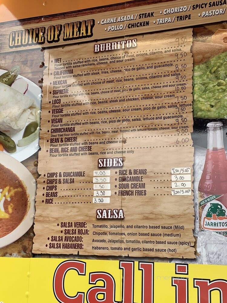 Don Pedro Taqueria 2 - Damascus, OR menu_pic