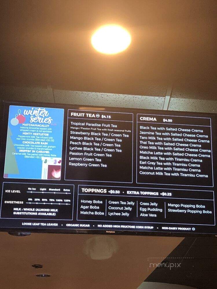 Tea Daze - Modesto, CA menu_pic