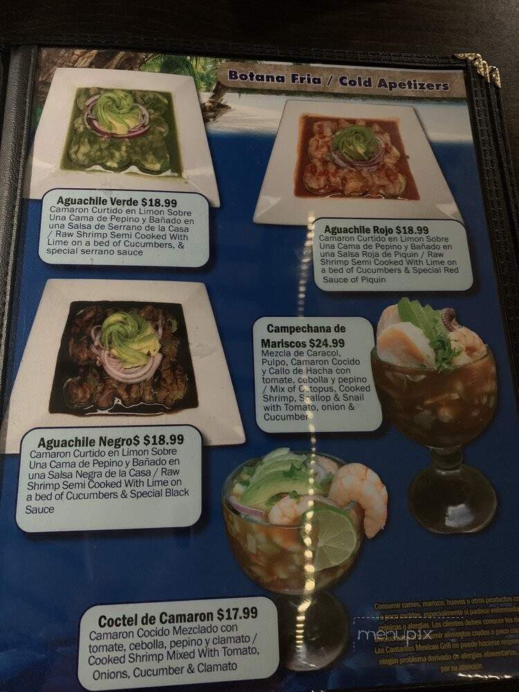 Los Cantaritos Mexican Grill - Manteca, CA menu_pic