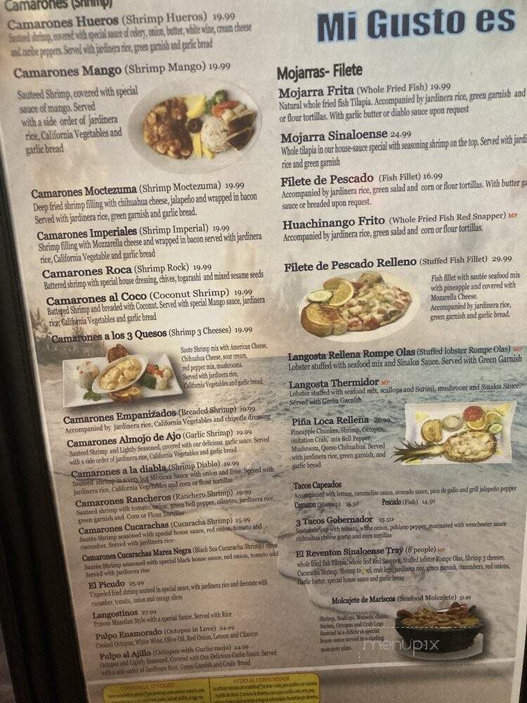 Mi Gusto es VIP Food - Indianapolis, IN menu_pic