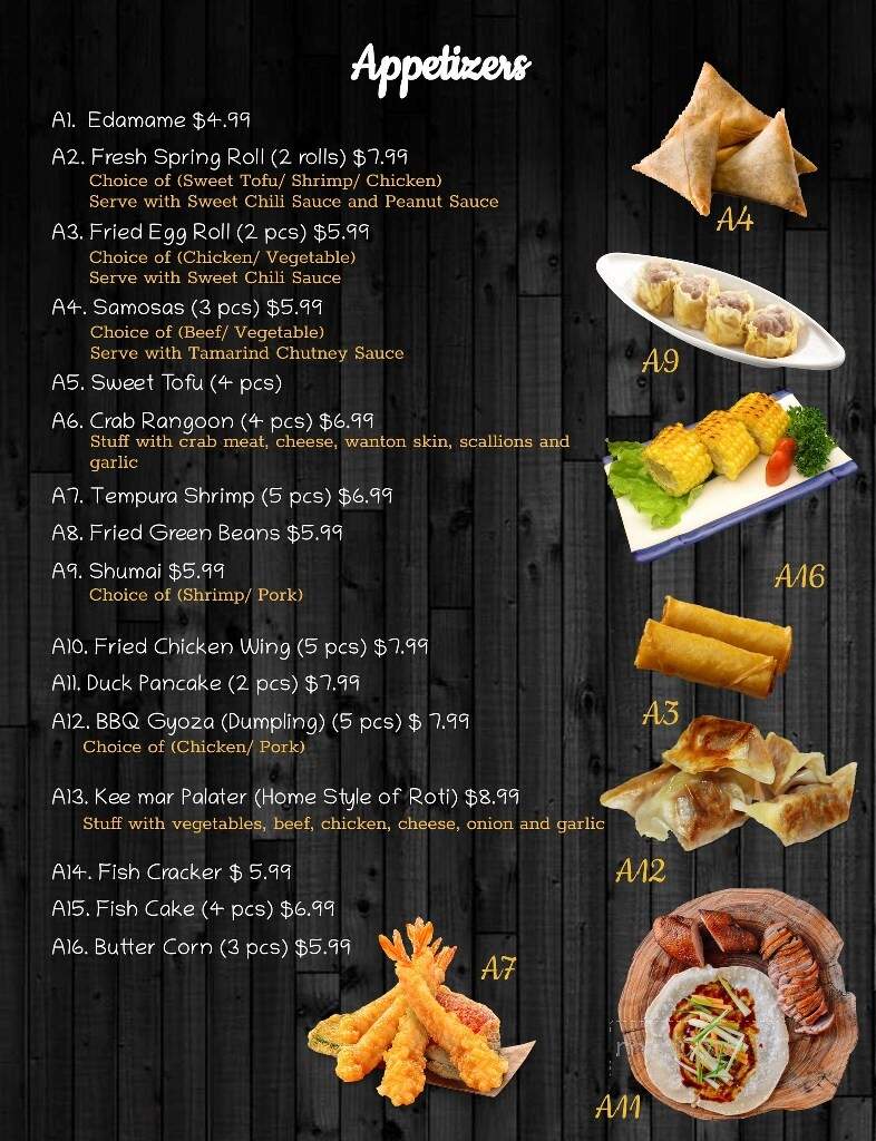 KHA Sushi Land - Mequon, WI menu_pic