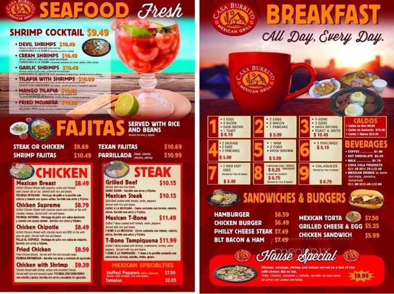 Burrito Express Mexican Grill - Hardeeville, SC menu_pic