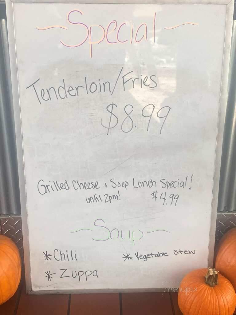 The Point Drive In - North Judson, IN menu_pic