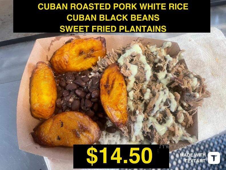 The Cuban Way Food Truck - Spokane, WA menu_pic