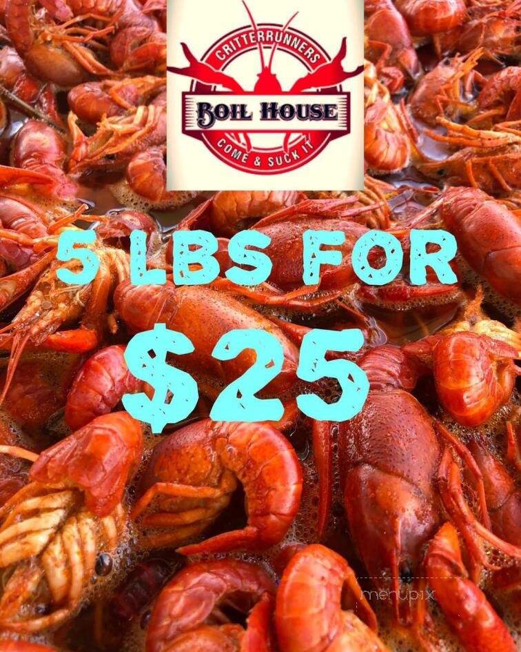 Critter Runners - Crosby, TX menu_pic