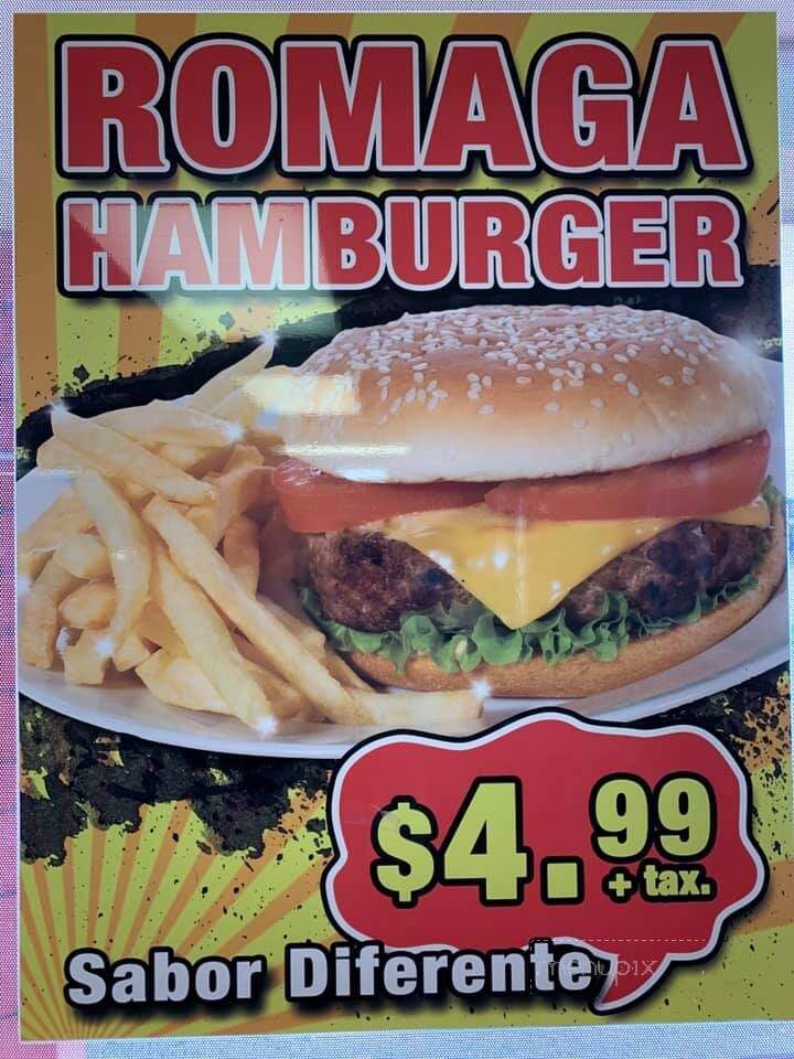 Taqueria Romaga - Pharr, TX menu_pic