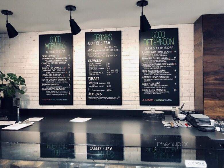 Press Release Coffee + Food - Portland, OR menu_pic