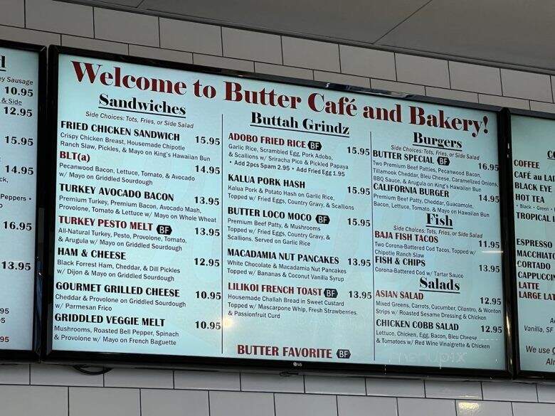 Butter Cafe & Bakery - Upland, CA menu_pic