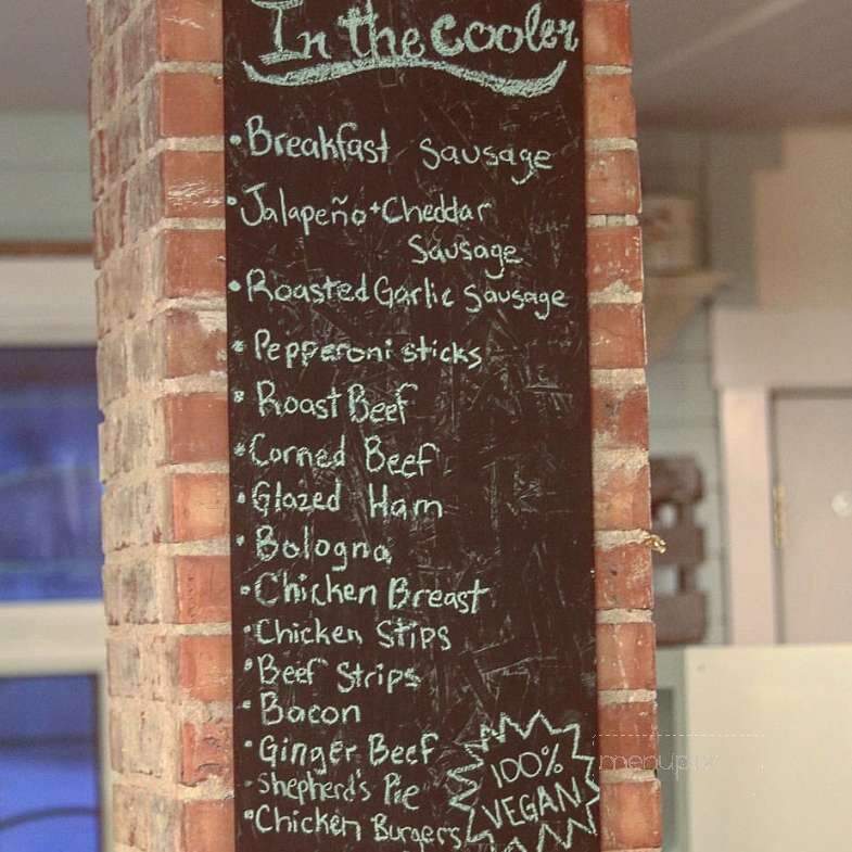Sly Fox Vegan Butcher - Edmonton, AB menu_pic