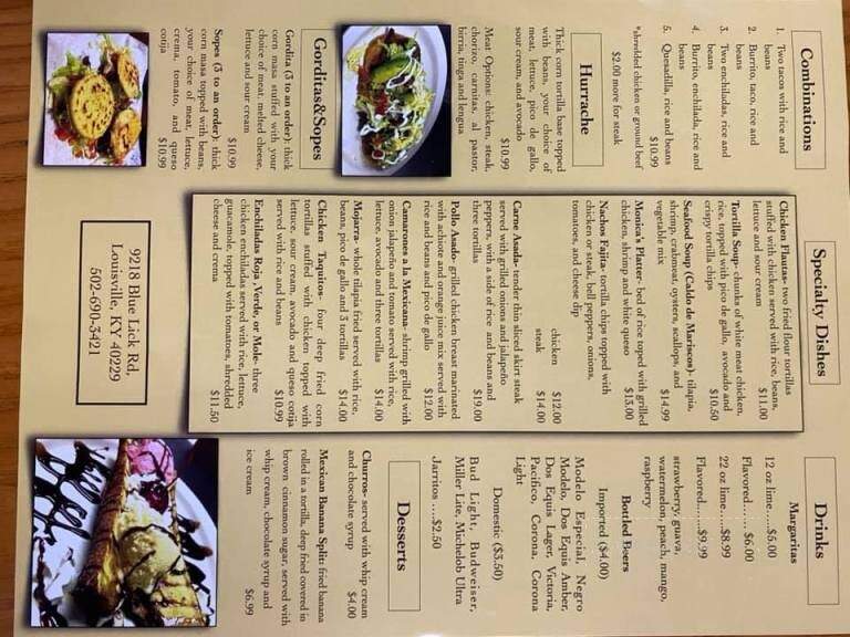 Emilio's Taqueria - Louisville, KY menu_pic