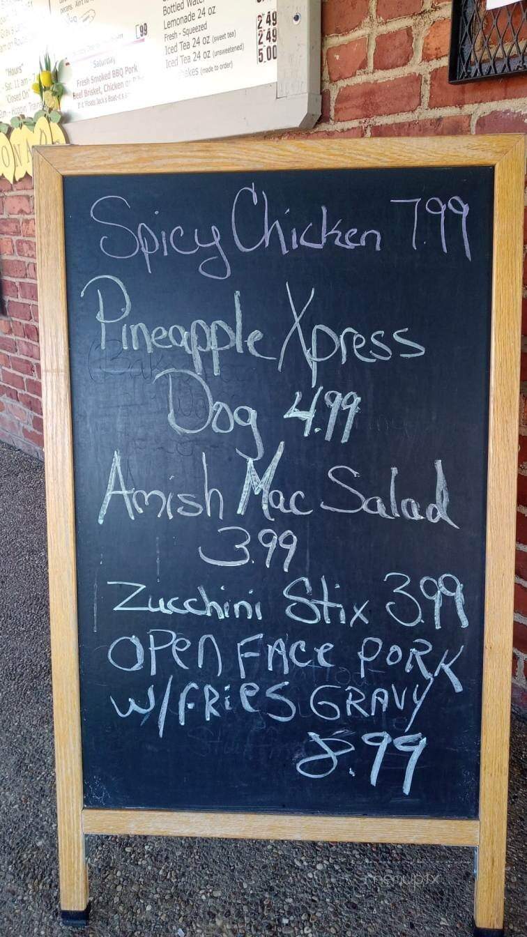 Hobo Jacks - Masontown, PA menu_pic