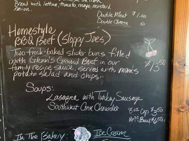 Two Doors Down Coffee Bakery - Clyde Park, MT menu_pic
