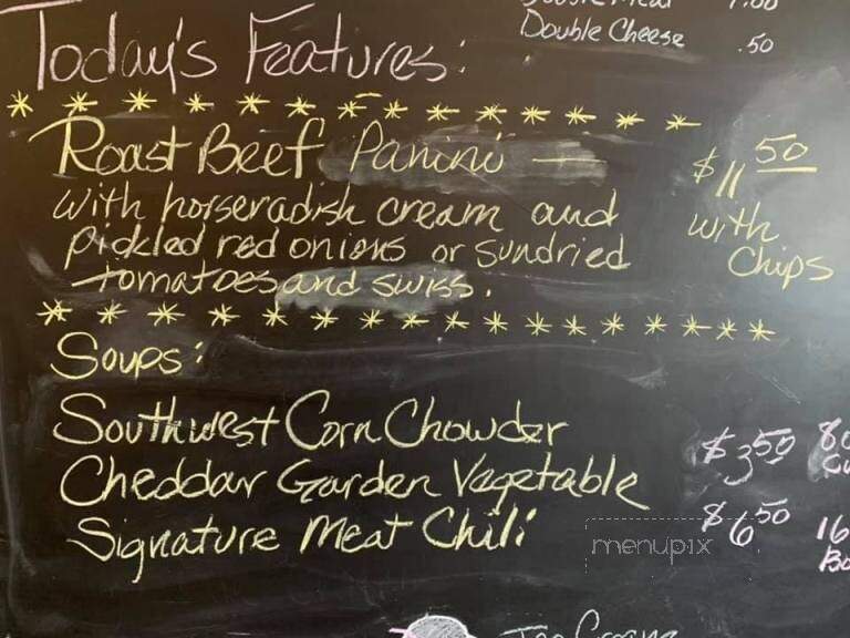 Two Doors Down Coffee Bakery - Clyde Park, MT menu_pic