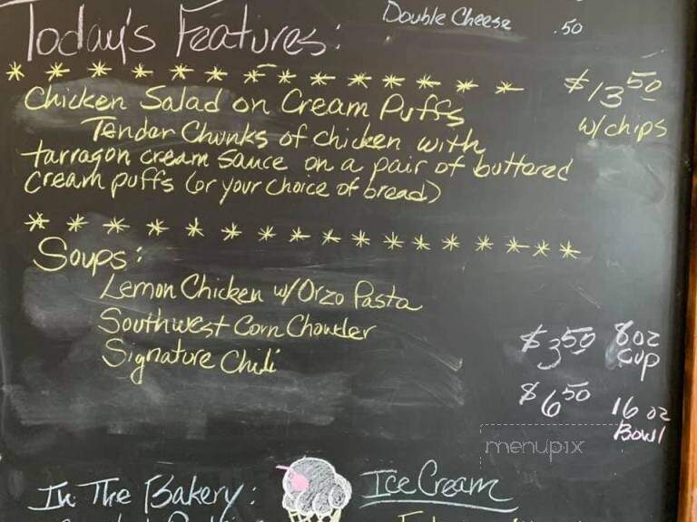 Two Doors Down Coffee Bakery - Clyde Park, MT menu_pic