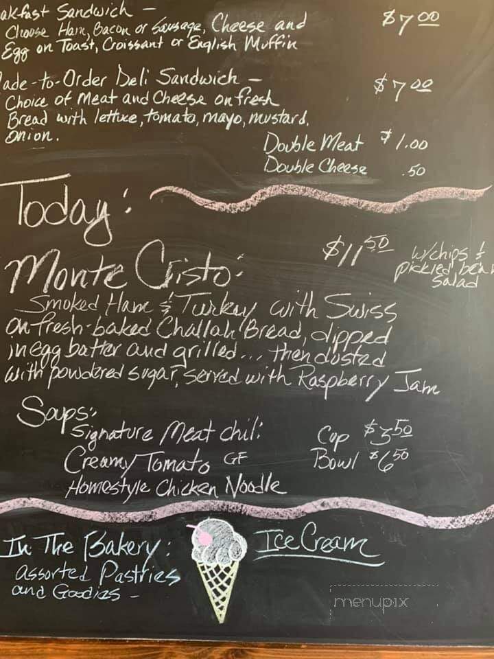 Two Doors Down Coffee Bakery - Clyde Park, MT menu_pic