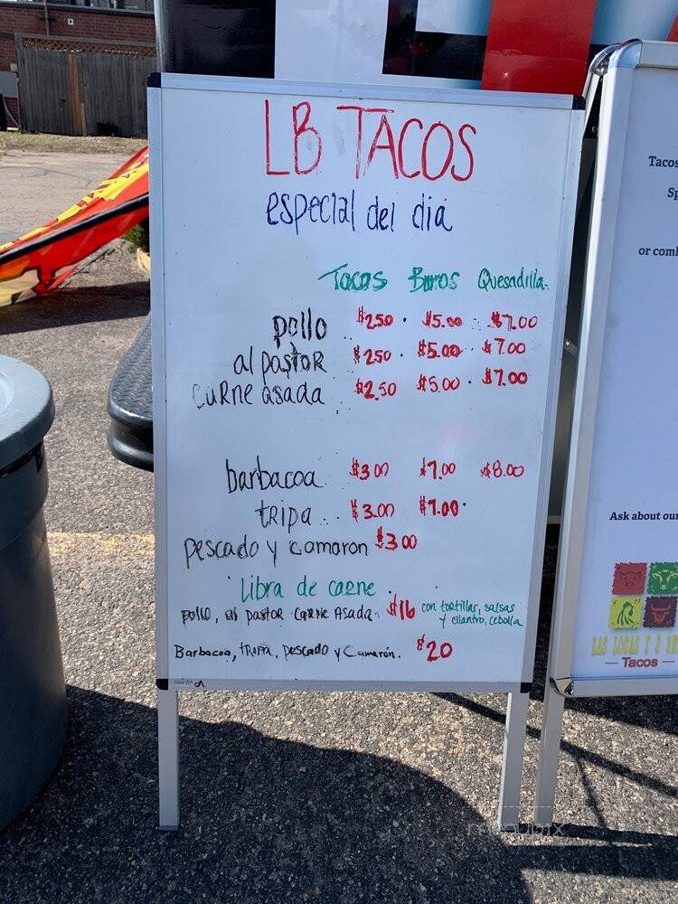 LB Tacos - Englewood, CO menu_pic