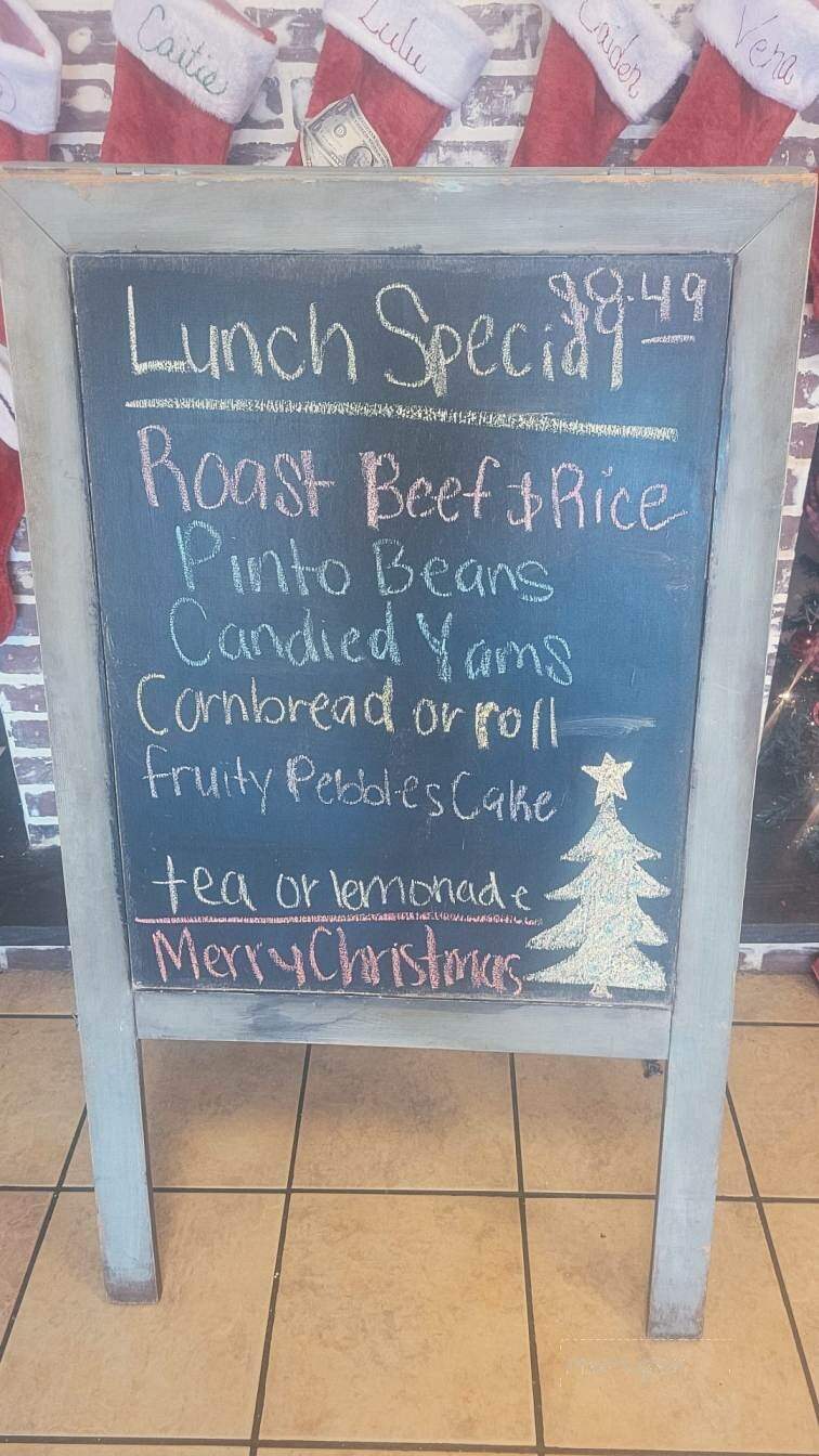 Lulu's Country Kitchen - Wedowee, AL menu_pic