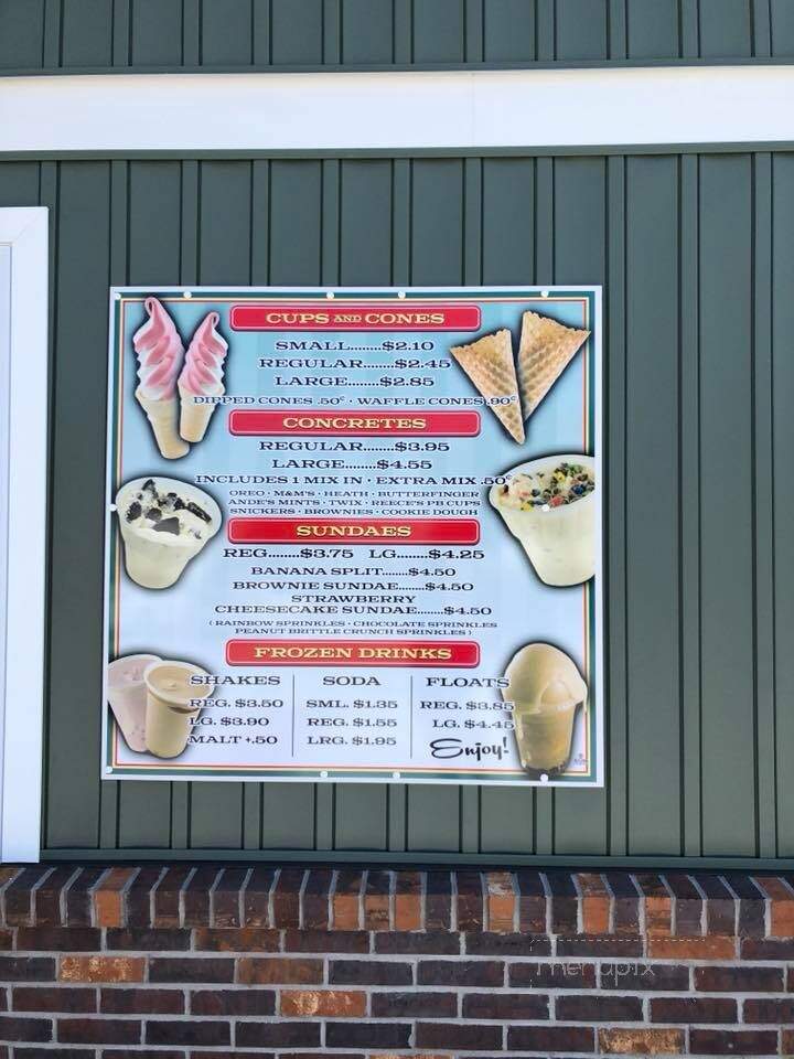 Route 66 Creamery - Hamel, IL menu_pic