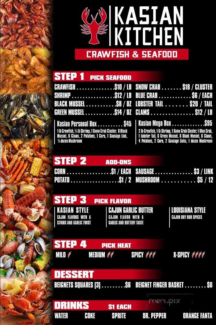 Kasian Kitchen - Atascocita, TX menu_pic