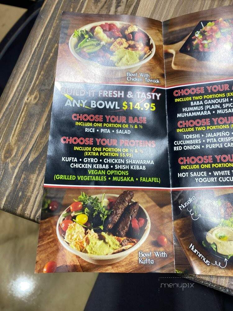 Torshi Mediterranean Grill - Kearny, NJ menu_pic